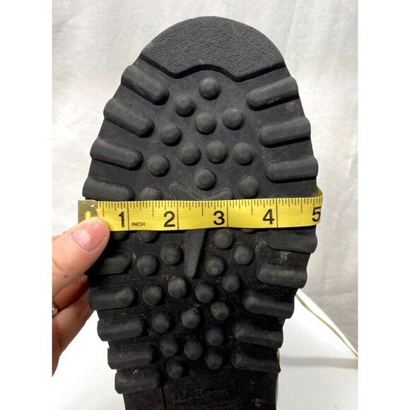 LL Bean Gore-Tex Leather Work Boots Oil Resistant 10" Boot Brown Size 12 - Picture 14 of 16